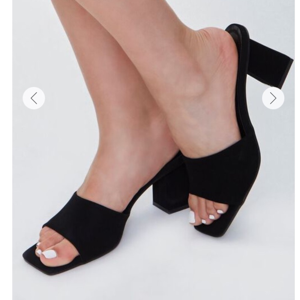 Black Block Heels